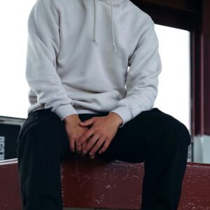 Man wearing Hoodie and Pajama